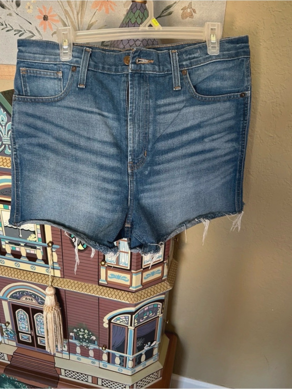 Madewell Women's Medium Blue Denim Cutoff Shorts